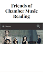Mobile Screenshot of chambermusicreading.org